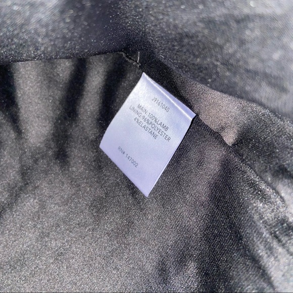 Jetset Diaries TJD 100% Lamb Leather Studded Mini Skirt Black - Picture 8 of 9